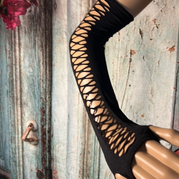 Long Fingerless gloves NWT - Picture 1 of 6